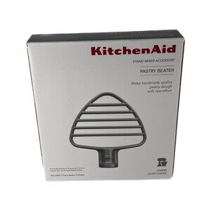 KitchenAid Pastry Beater for Tilt Head Stand Mixers NIB, Silver Color KSMPB5